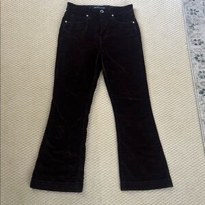 Veronica Beard Dark Brown Corduroy Pants
